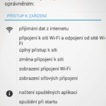 Oprávnění požadovaná aplikací Facebook Lite