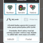 Waze umí hlásit policejní hlídky, kamery a radary