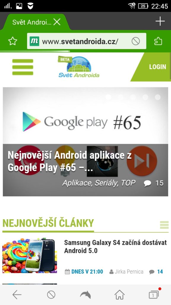 Lenovo S90 - test výdrže baterie, procházení webu