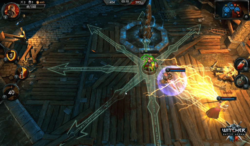 The Witcher Battle Arena Saskia Dragonsoul logo