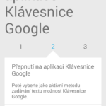 Klávesnice Google