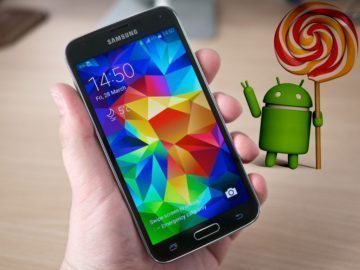 Samsung Galaxy S5 dostává update na Android 5.0 Lollipop