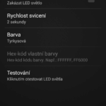 Upozornění na zapnutou Wi-Fi