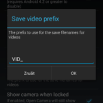 Předpona názvu souborů videí