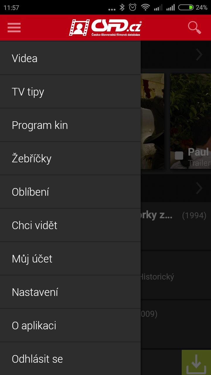 Aplikace CSFD.cz - filmový svět na dlani