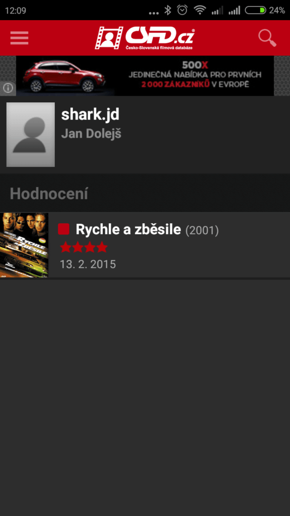 Aplikace csfd.cz 23