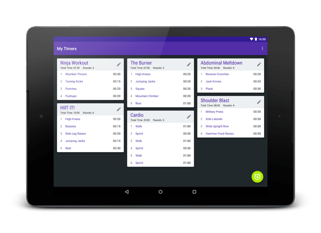 Chrono List Interval Timer 1