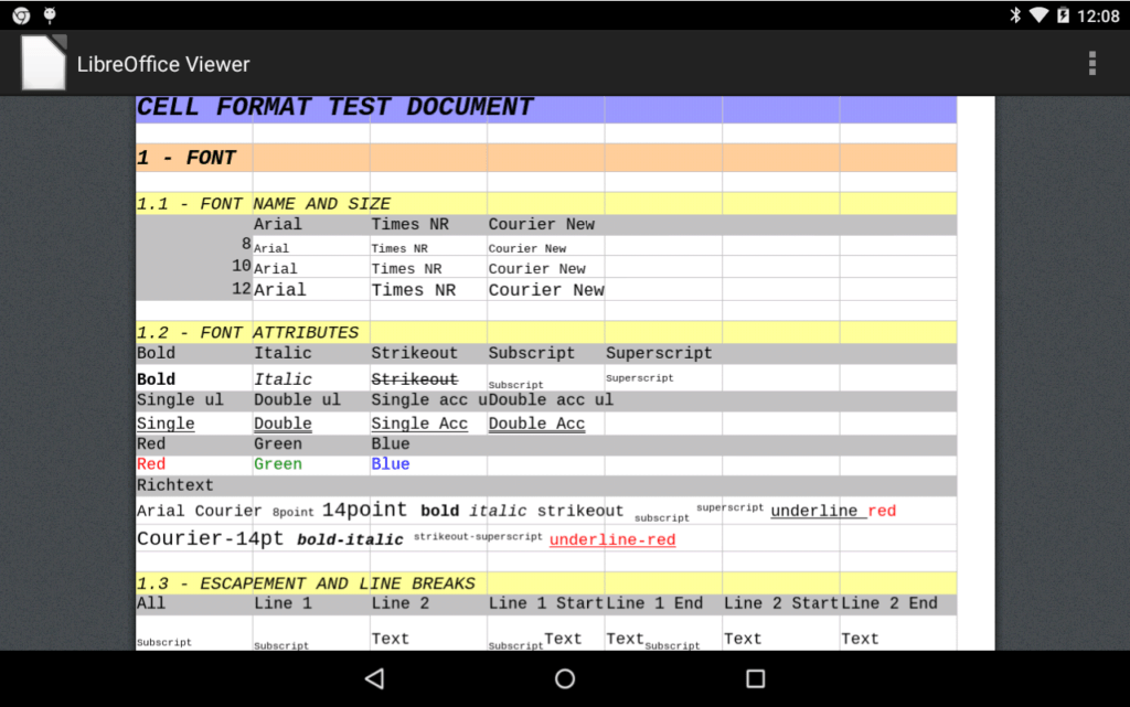 LibreOffice Viewer 2