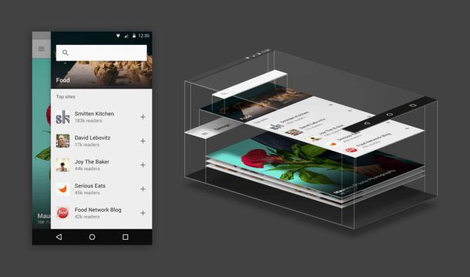 feedly material design