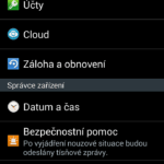 samsung galaxy s3 neo – uživatelské prostředí, nastavení (obecné)