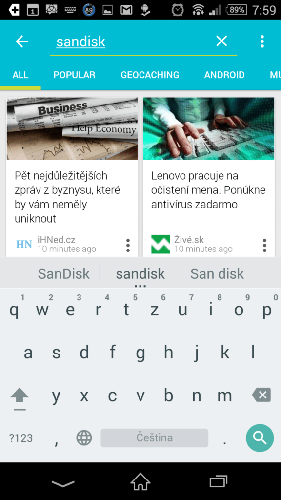 Vyhledávání