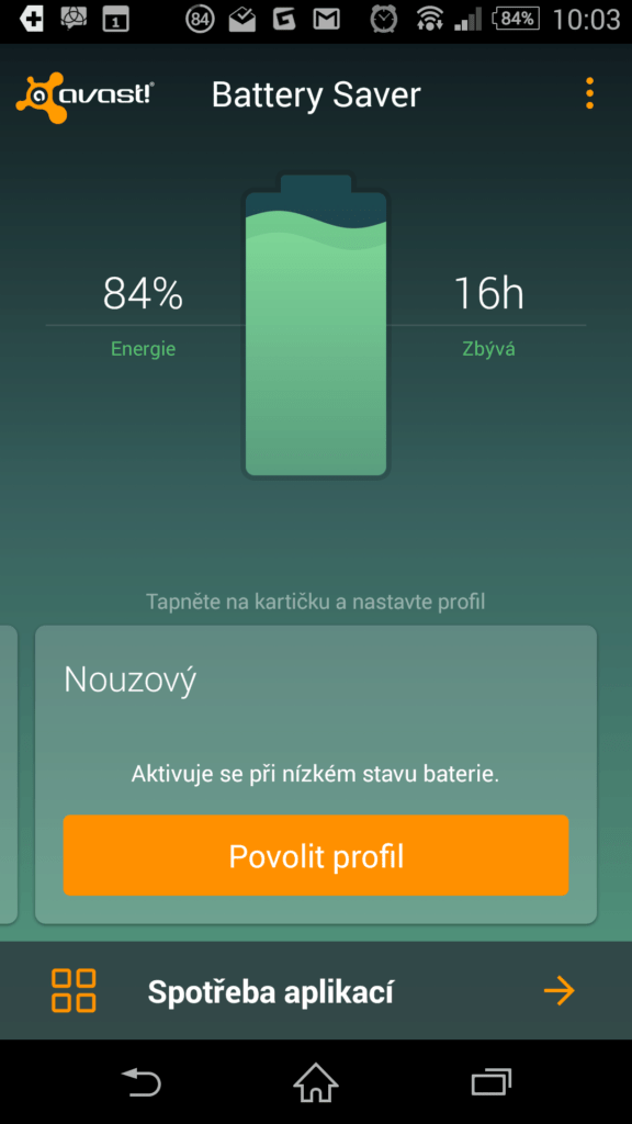 Profil Nouzový