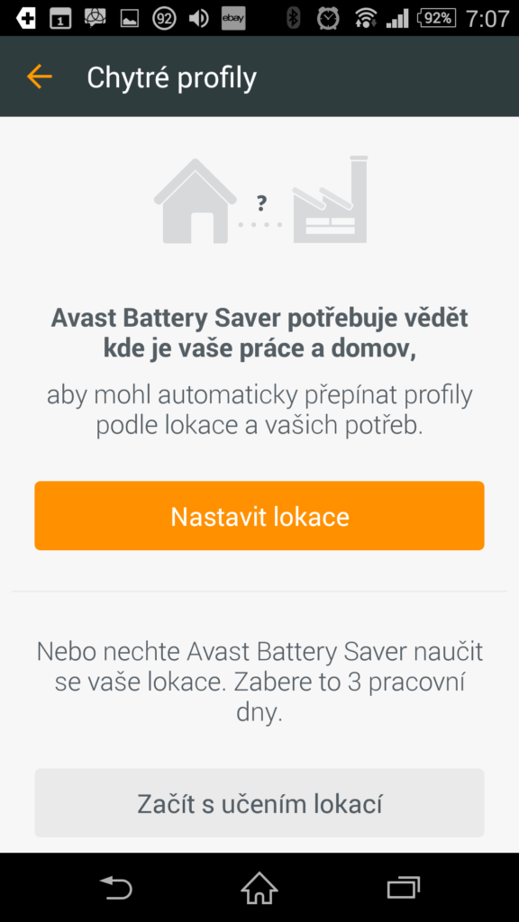 Nastavení nebo zjištění míst