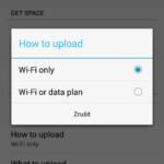 Záloha přes Wi-Fi, nebo i mobilní data?