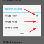 Jaké soubory se mají nahrávat