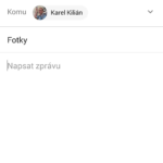 Klepněte na ikonu sponky