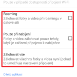 Další možnosti zálohování