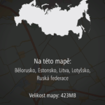 Mapa Ruska