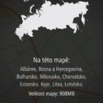 Mapa východní Evropy