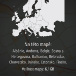 Mapa celé Evropy