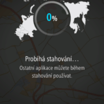 Stahování mapových podkladů do navigace