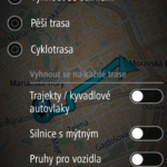 Možnosti plánování trasy