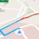 Navigace Mapy Google