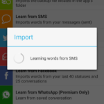 Učení slov ze SMS