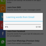 Učení slov z Gmailu
