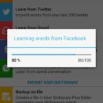 Učení slov z Facebooku