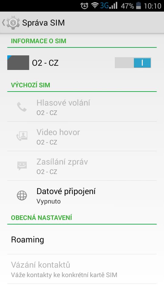 Leagoo Lead 2 - Dual Sim management