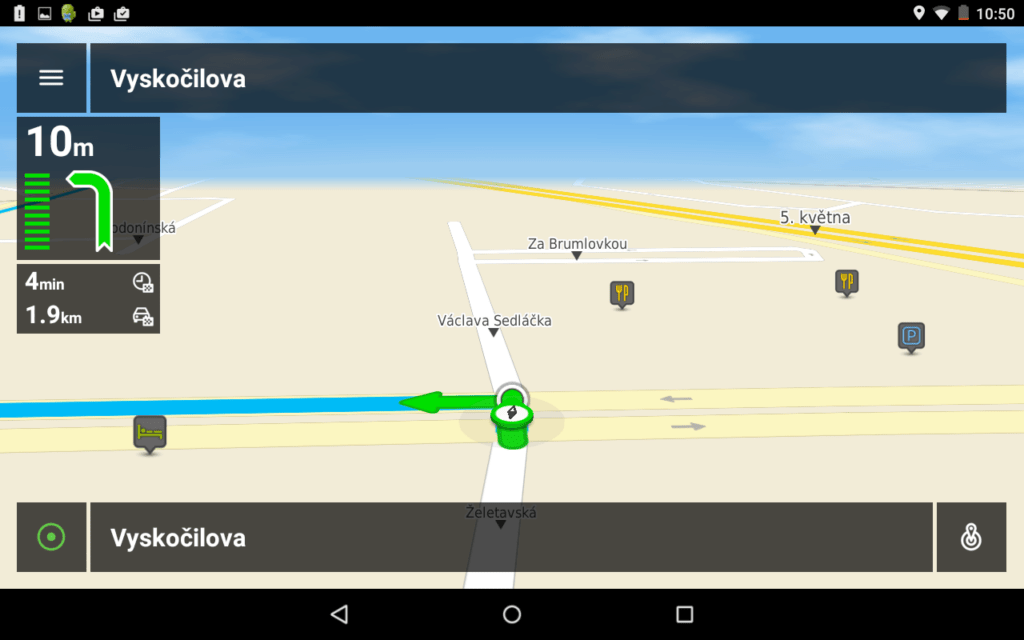 Navigace NACESTY offline mapy 1