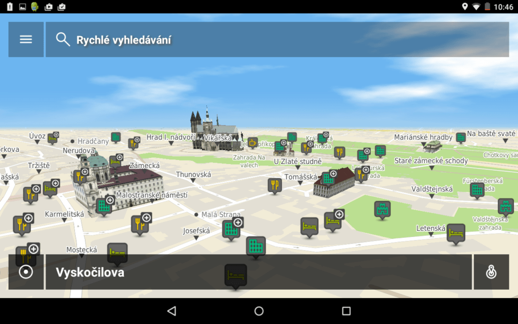 Navigace NACESTY offline mapy 2