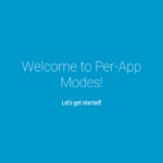 Per-App Modes 1