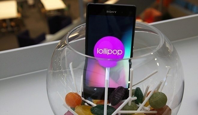 android 5 lollipop sony xperia z