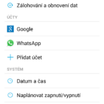 inew v3 plus uživatelské prostředí nastavení účty systém