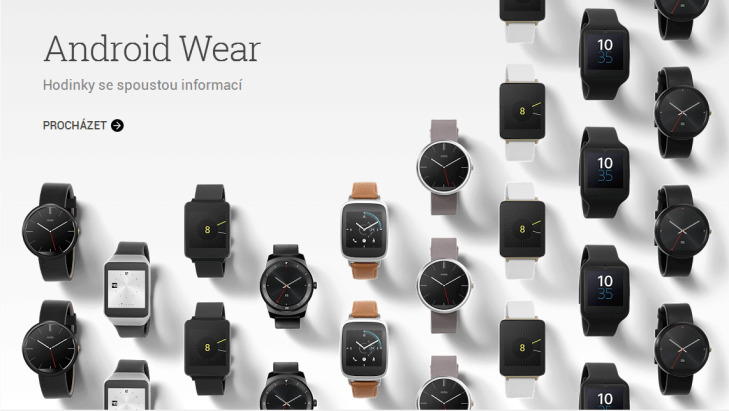 Hodinky se systémem Android Wear 1.4
