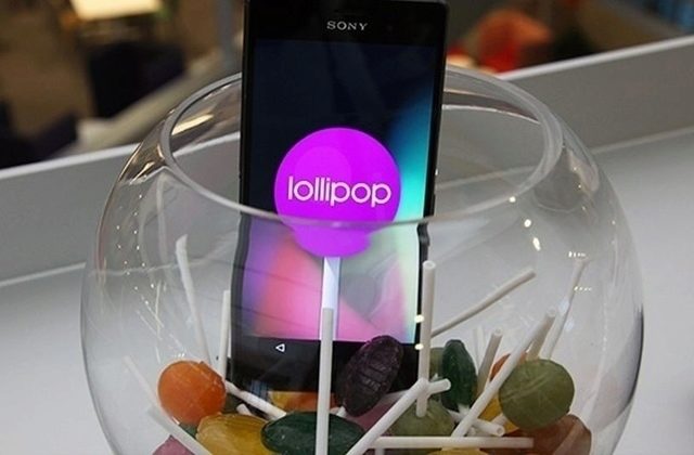 Sony Xperia Z3 s Androidem 5.0 Lollipop