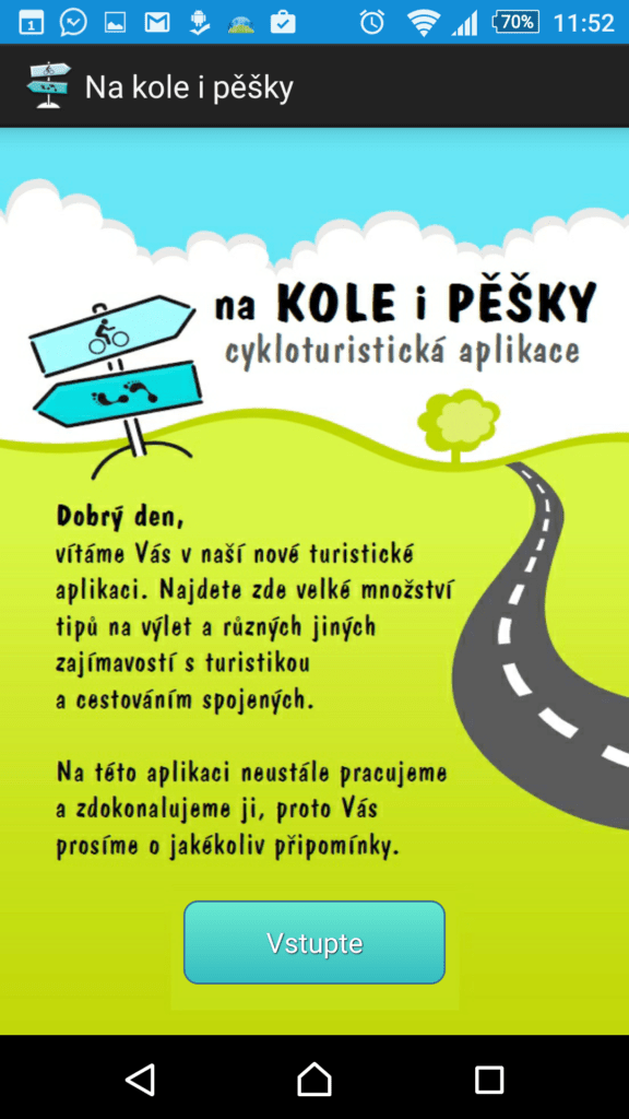 Na kole i pěšky