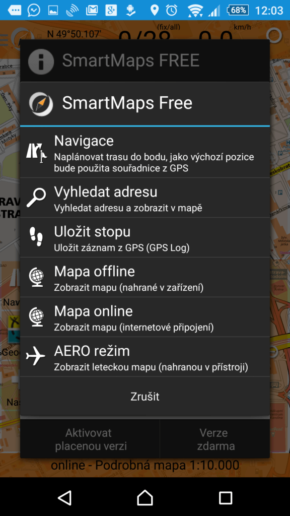 SmartMaps: GPS Navigace a Mapy