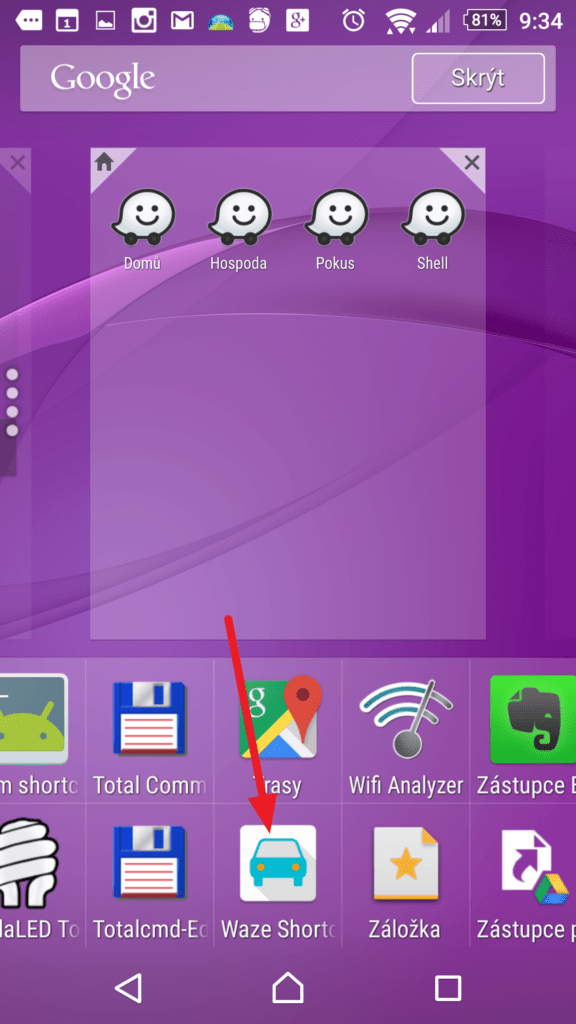 Waze Shortcut