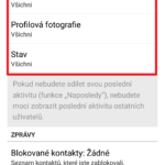 Možnosti nastavení