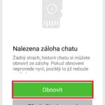 Nabídka obnovy dat ze zálohy