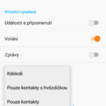 Prioritní režim Androidu 5 Lollipop