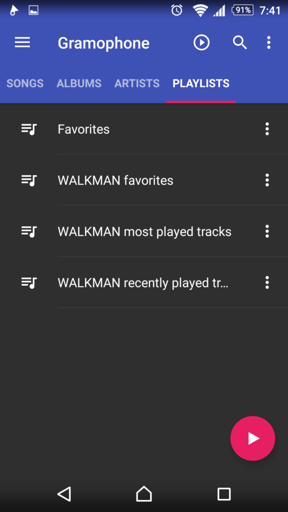 Seznam playlistů
