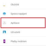 Přejděte do sekce Aplikace