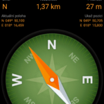 Geocaching - navigace kompasem