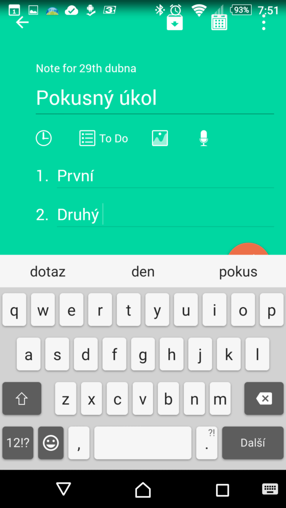 Odškrtávací seznam
