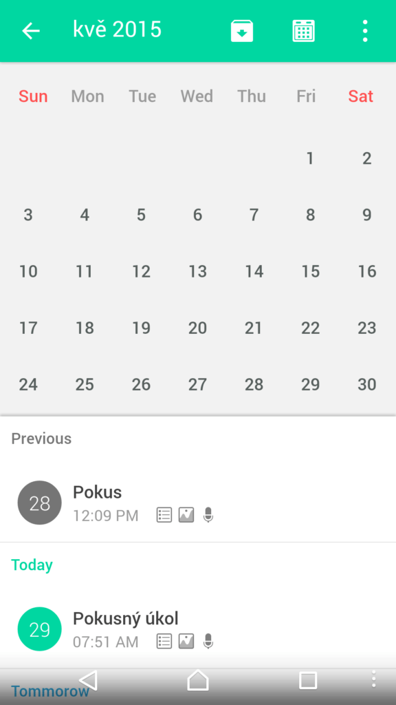 Zadání úkolu s termínem