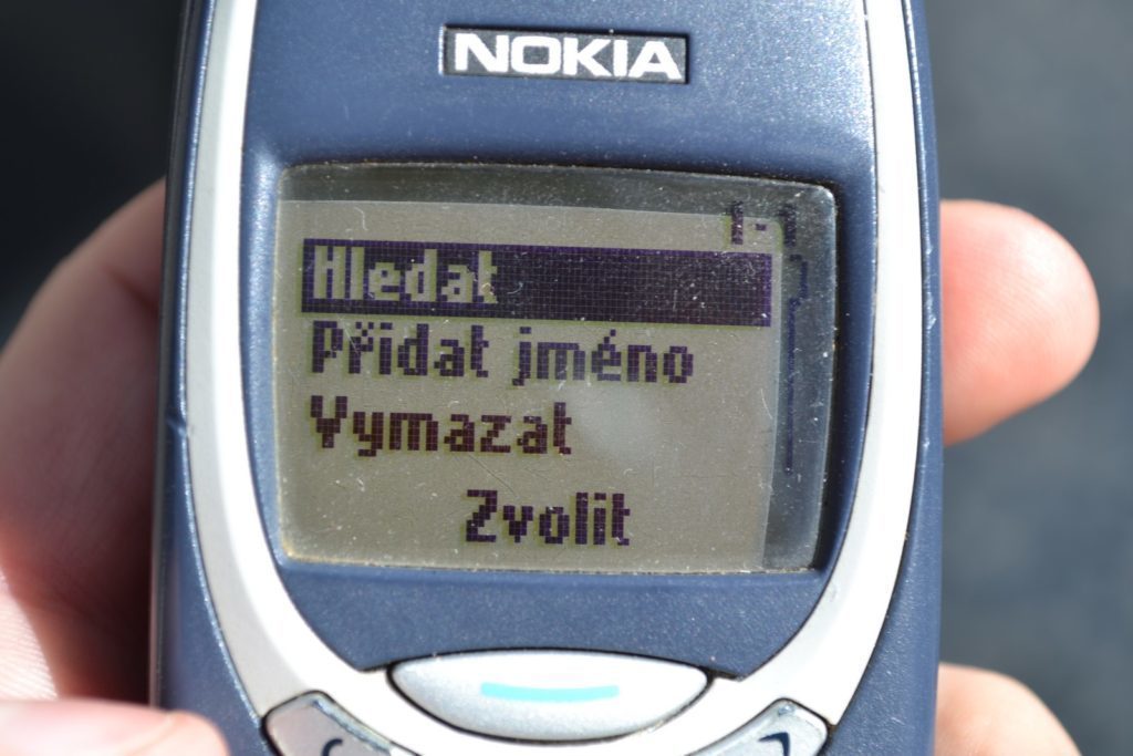 Nokia 3310 menu telefonu 1
